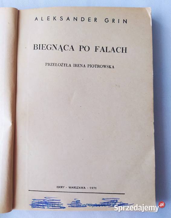 BIEGNĄCA FALACH Aleksander Grin Hajnówka