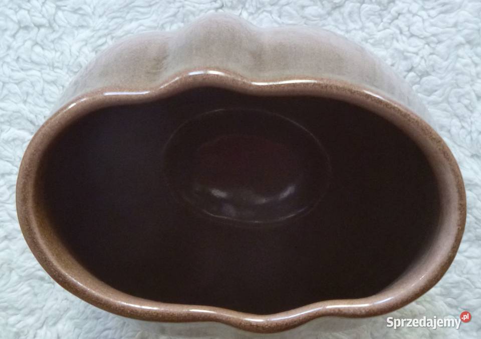 Ceramiczny owalny wazon wys 15 Warszawa