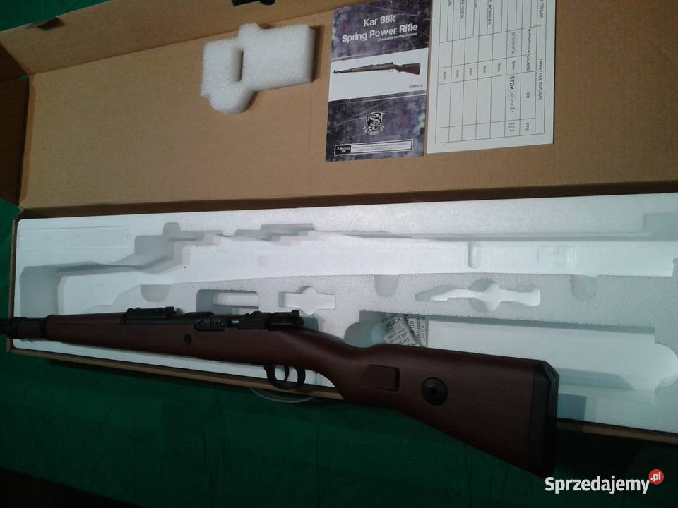 Replika ASG Mauser KAR98K sprężynowa Skiereszewo sprzedam