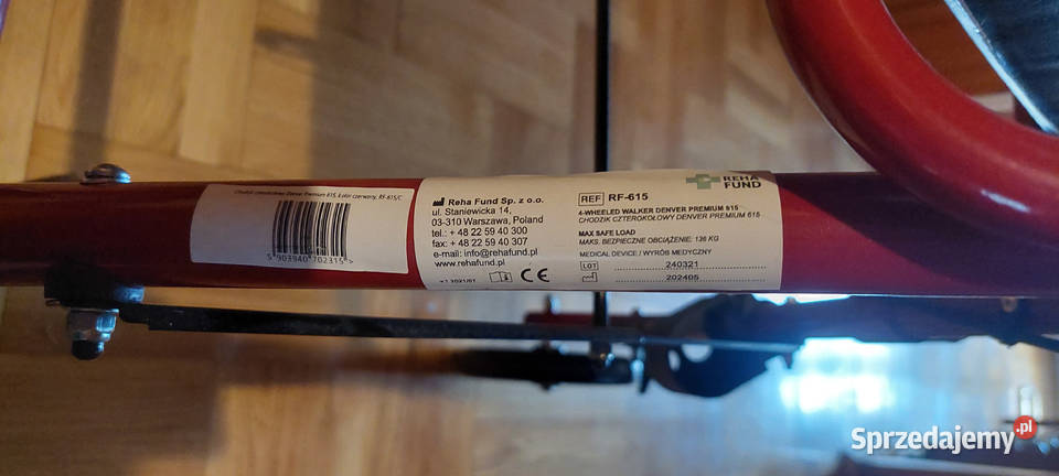 Chodzik czterokołowy Denver Premium RF615 Częstochowa
