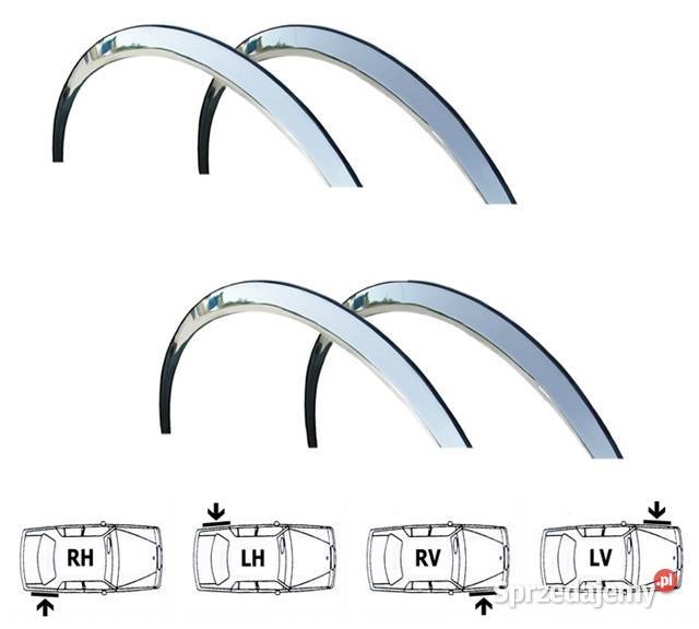NISSAN MURANO nakładki na błotnik kpl 4 sierpy osobowe Zamość