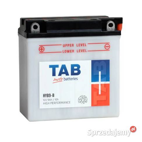 Akumulator motocyklowy TAB YB9B HYB9B 12V 9Ah Grudziądz