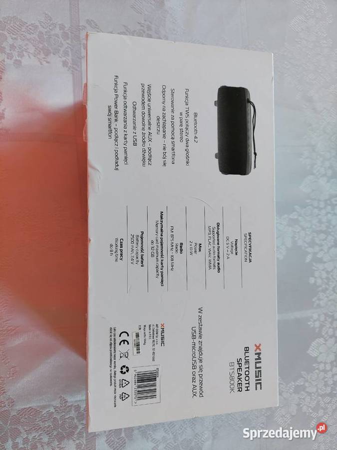Głośnik bluetooth Xmusic BTS800K zestawy głośnikowe Głośniki Czarna Woda