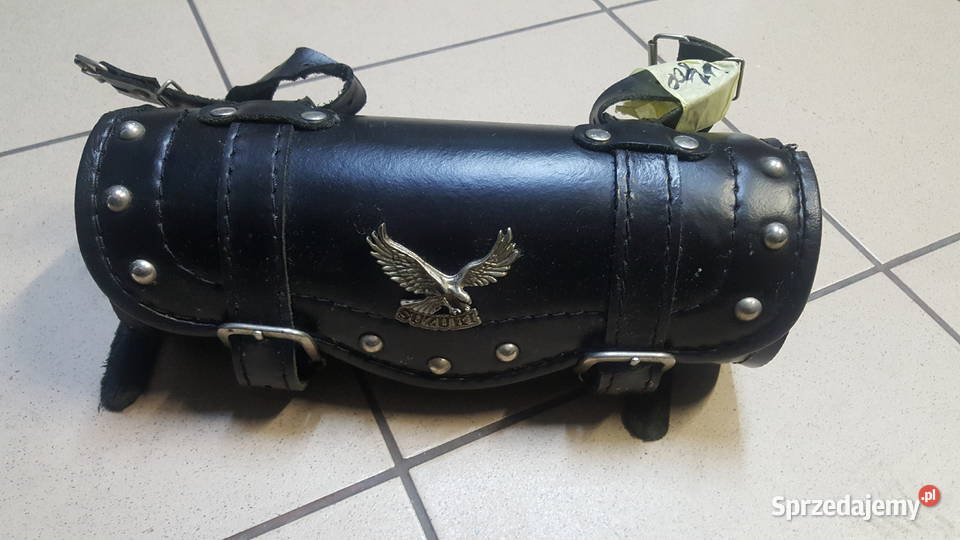 Piórnik rolka motocyklowa skóra