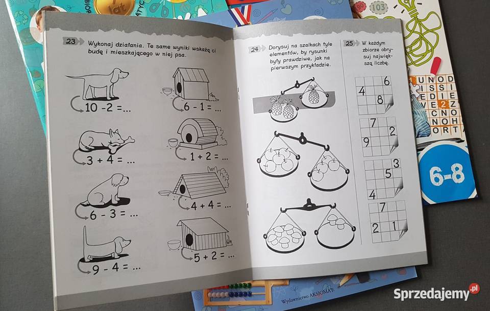 Książeczki edukacyjne 68 lat 6 lat+ Kraków
