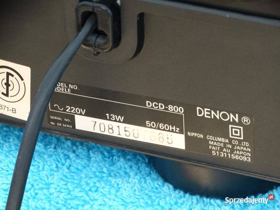 CD Denon DCD800 sprawny WYSYŁKA Jasło