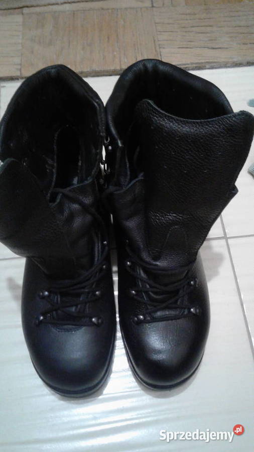 Buty wojskowe zimowe czarne nowe PROTEKTOR 265 26.5cm Ostrołęka