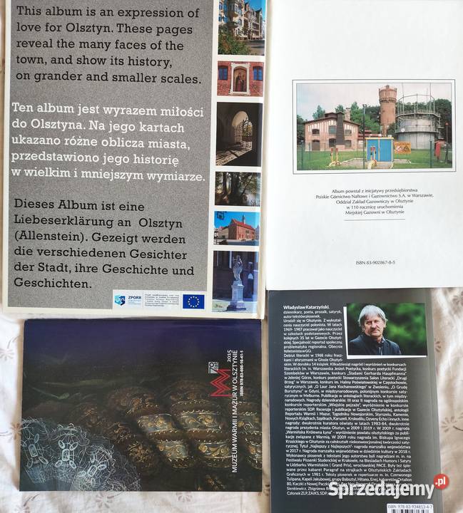OLSZTYN Dzieje miasta Gazownia Muzea Olsztyn Poradniki, albumy i reportaże