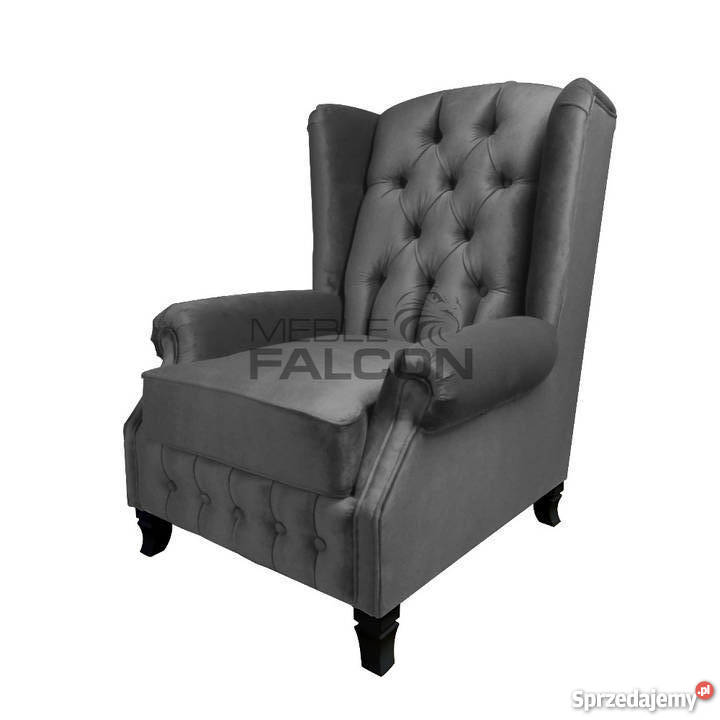 Pikowany fotel Chesterfield Edmonton PRODUCENT 80cm Warszawa