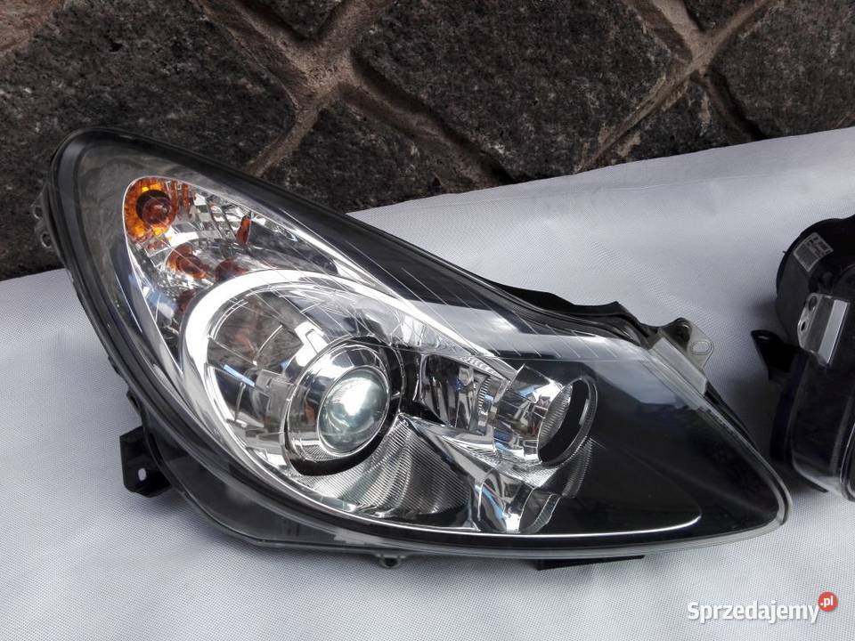 Opel Corsa D OPC Reflektory soczewkowe Xenon dolnośląskie