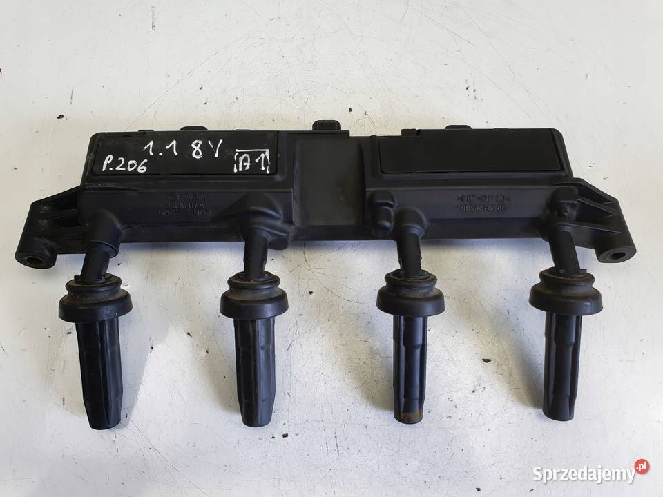 CEWKA ZAPŁONOWA Peugeot 206 11 8V 9624675580 Rudka