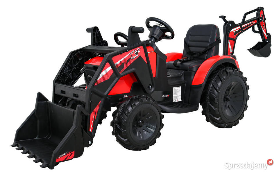 Autko na akumulator TRAKTOR Z PRZYCZEPĄ pojazd