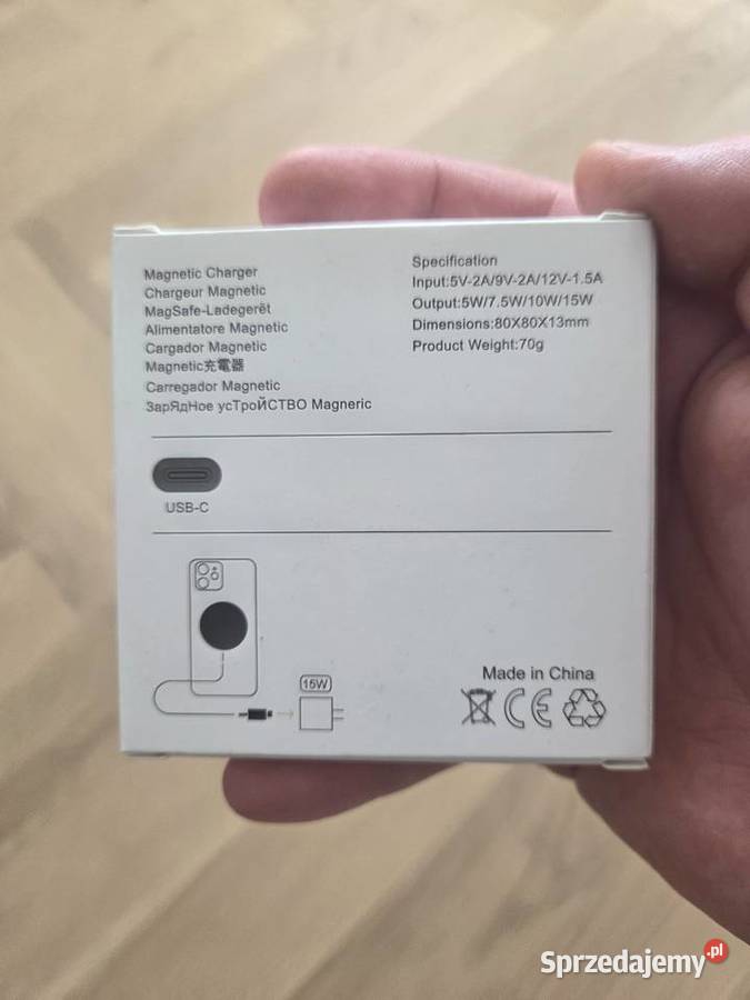 Ładowarka magnetyczna MagSafe 15W do iPhone Pogórze
