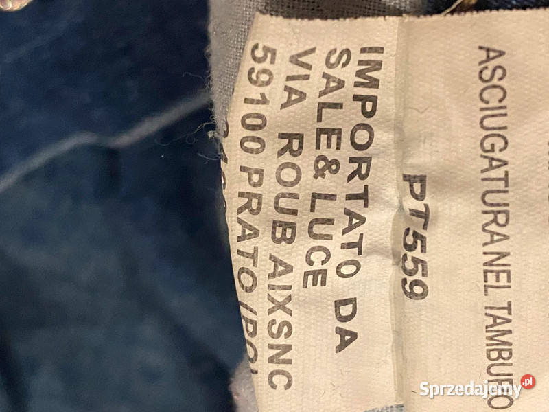 Dżinsyjeansy w rozmiarze S zdobione cekinami Bez wzoru Warszawa