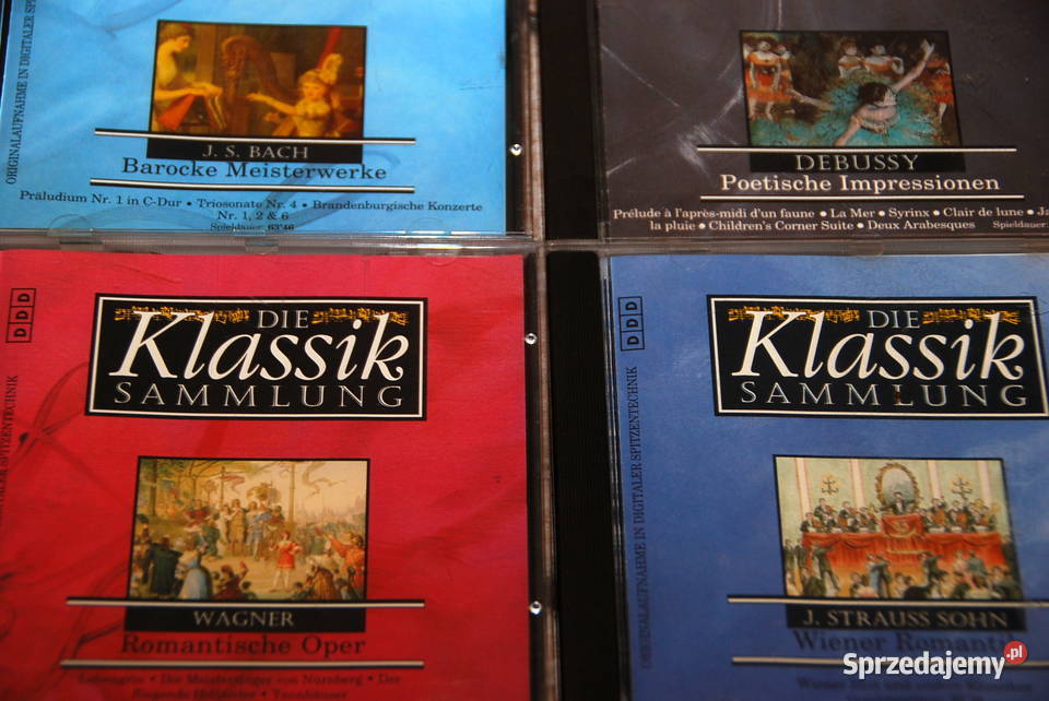 6x CD z muzyką Bach Telemann Beethoven Wagner Płyty i kasety Warszawa