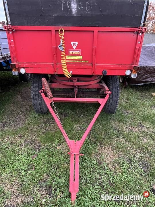 Przyczepa Sanok d 44 sztywna nieuszkodzony sprzedam