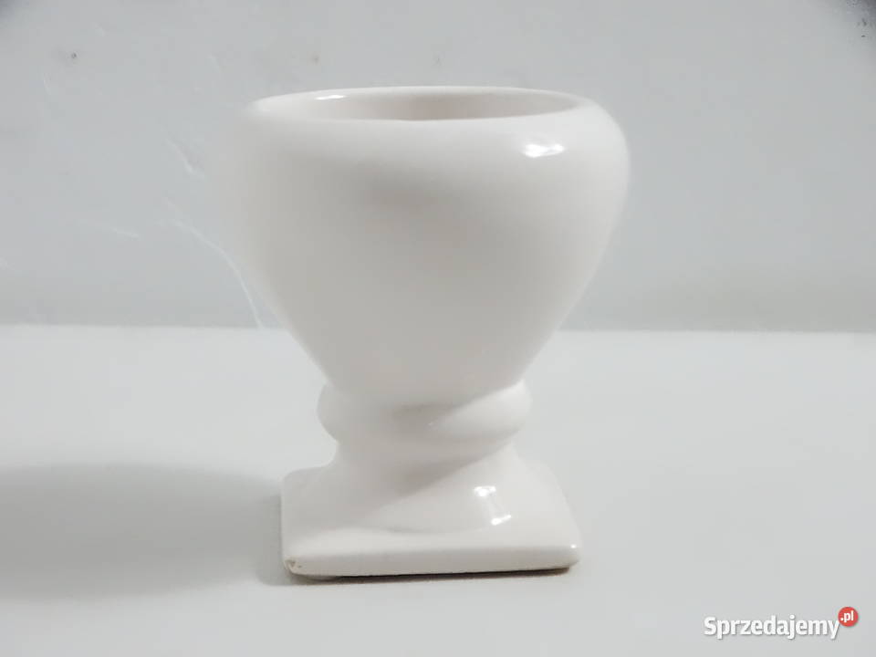 Biała Ceramiczna Osłonka Kielich Styl Klasyczny lubelskie