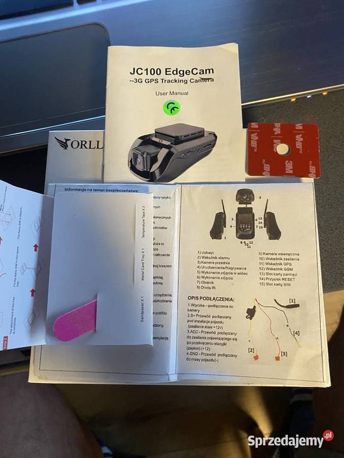 KAMERA SAMOCHODOWA GPS DUAL GSM ORLLO FORCE ONE Łódź
