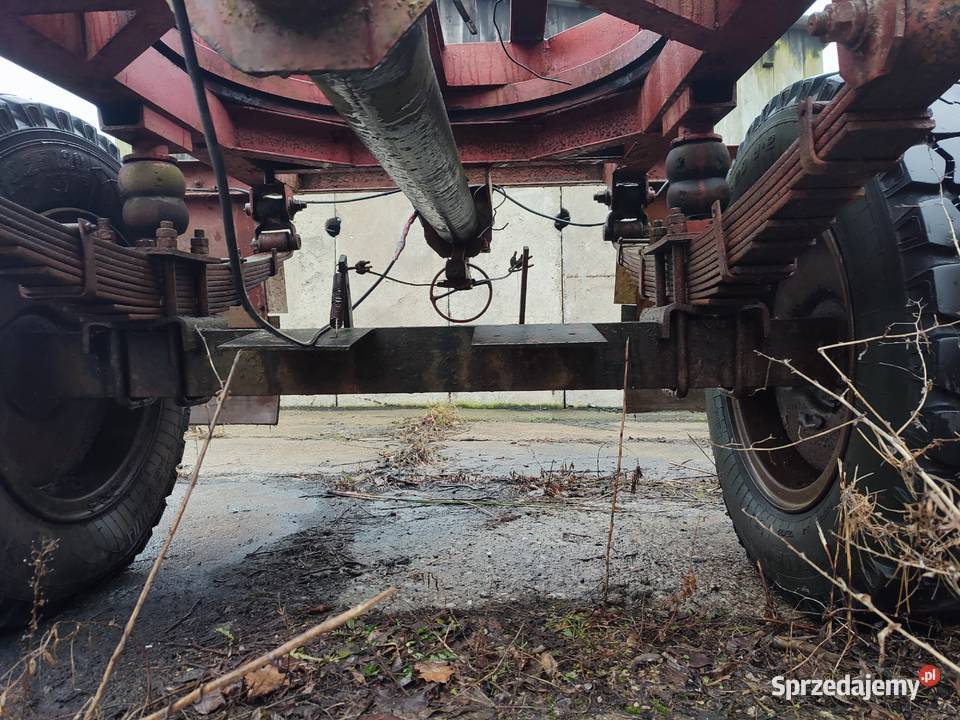 Przyczepa dłużyca z obrotnicą na części bez podlaskie Protasy