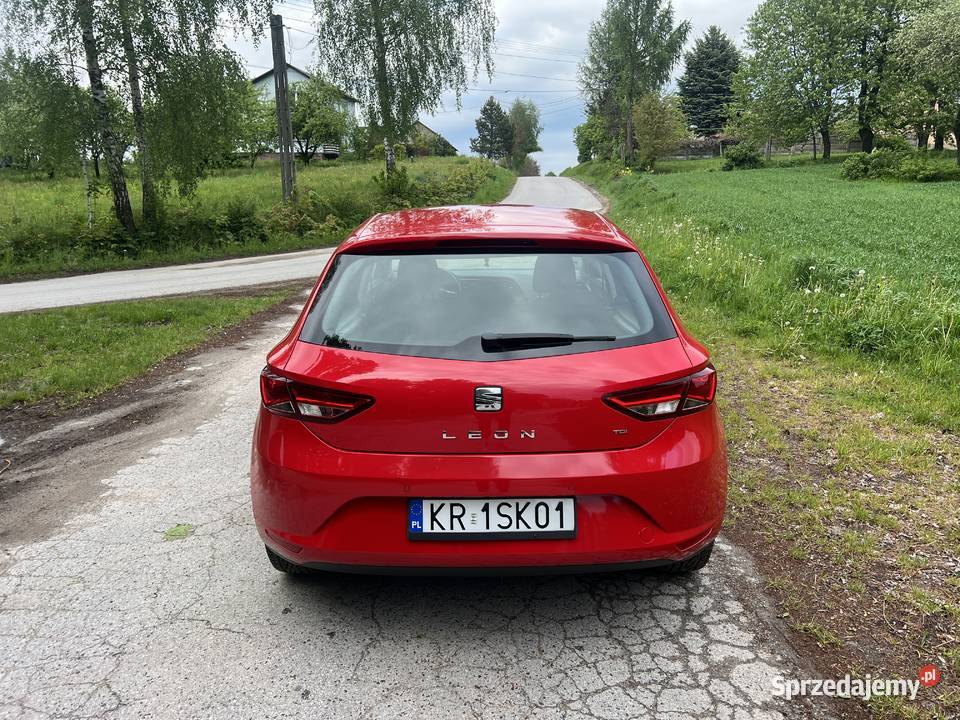 Seat Leon III 16 TDI 105 Hatchback 5D Czerwony czerwony świętokrzyskie