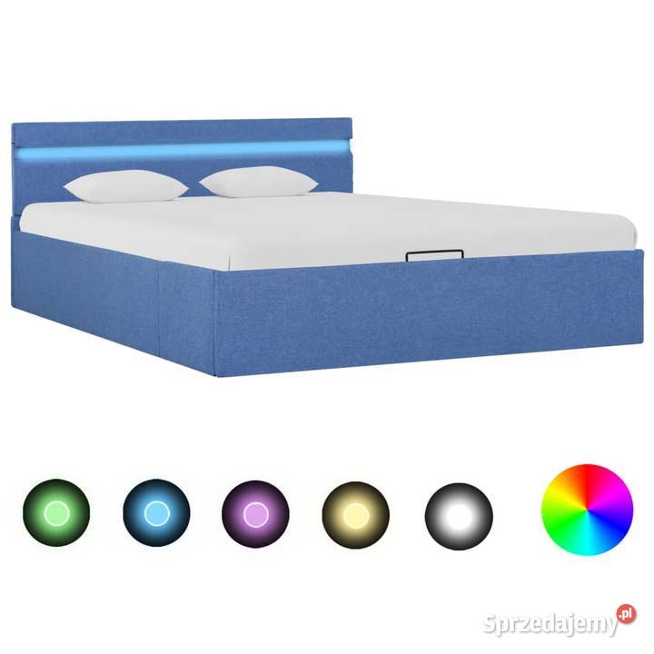 vidaXL Rama łóżka z podnośnikiem i LED, 285615