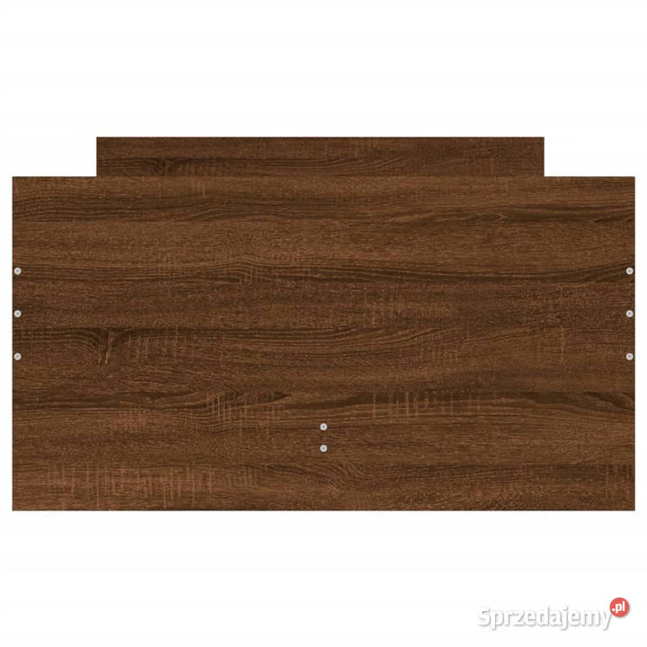 Rama łóżka z szufladami brązowy dąb 100x200