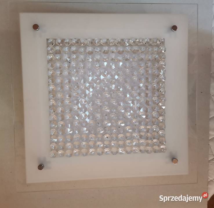 Lampa sufitowa LED kryształowa plafon Italux Trzcianka
