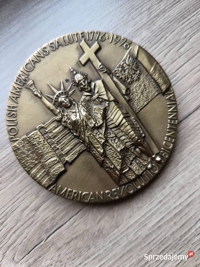 Medal 200 Rocznica Rewolucji w USA Rzadki medal Annopol