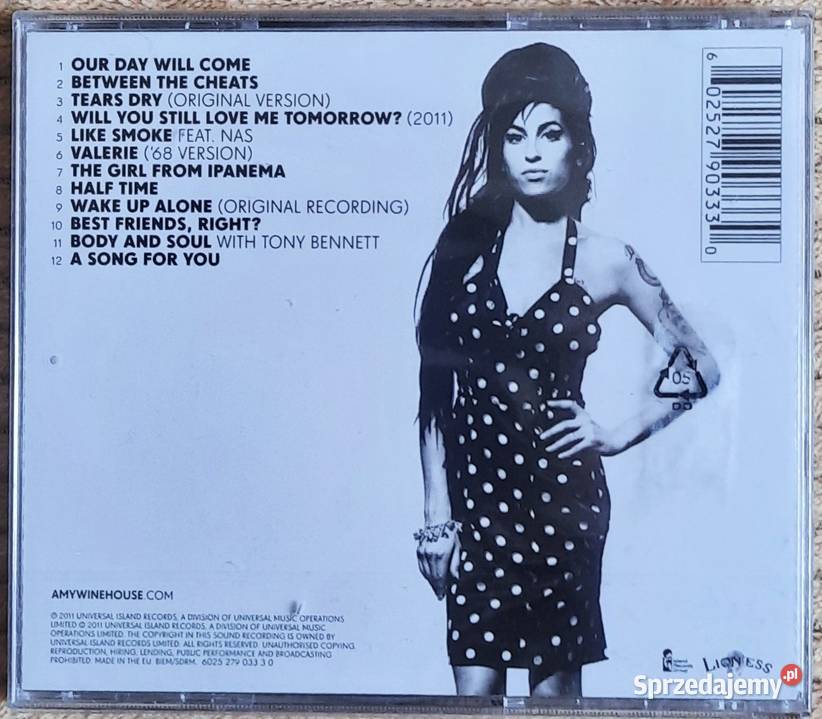 Znakomity Album CD AMY WINEHAUSE Album Hidden Płyty i kasety Katowice