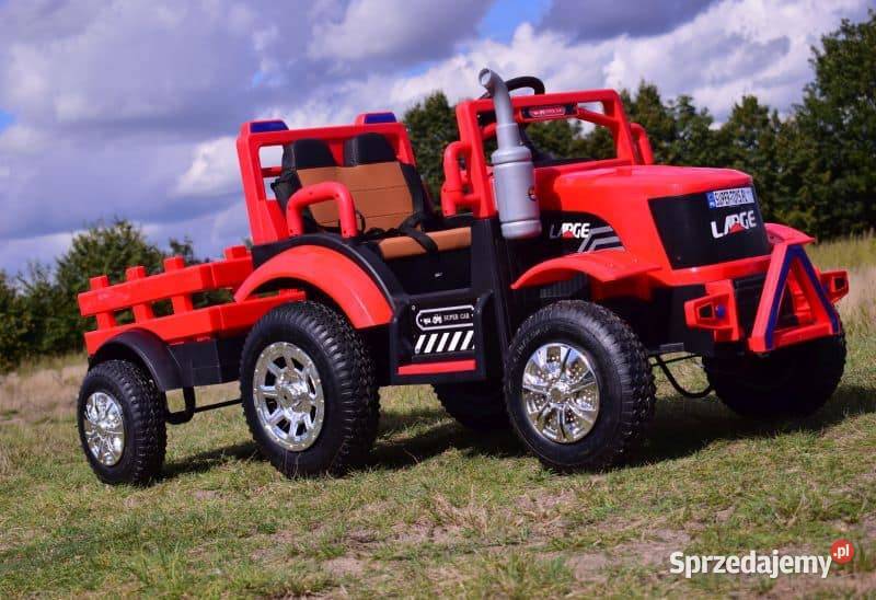 MEGA TRAKTOR LARGE Z PRZYCZEPĄ POMPOWANE KOŁA Toruń