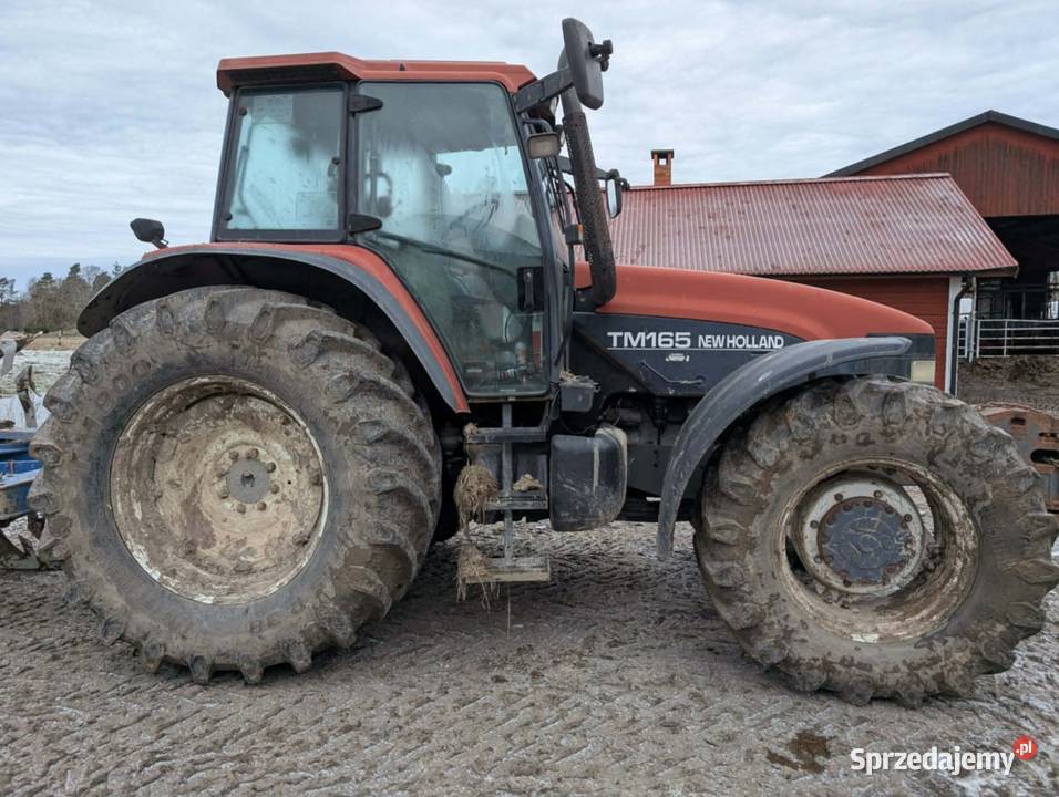 Holland TM 165 Super Steer amortyzowana i Rolnictwo Rostkowo