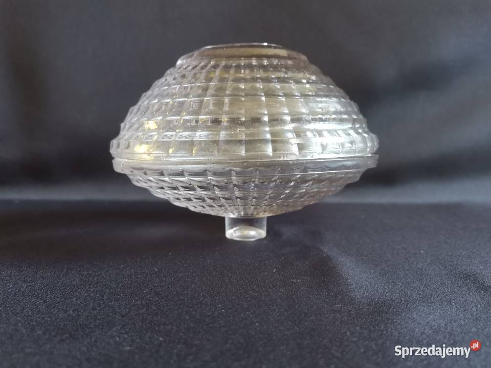 Stara bomboniera Ufo szkło Ząbkowice design PRL Siemianowice Śląskie