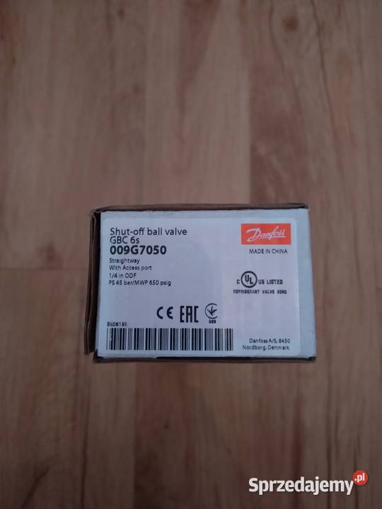 Kulowy zawór odcinający GBC 6s DANFOSS 009G7050 Chojnice