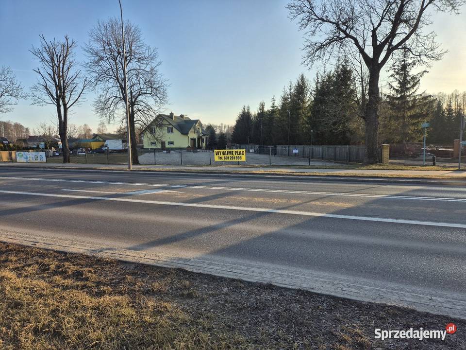 Wywynajmę plac