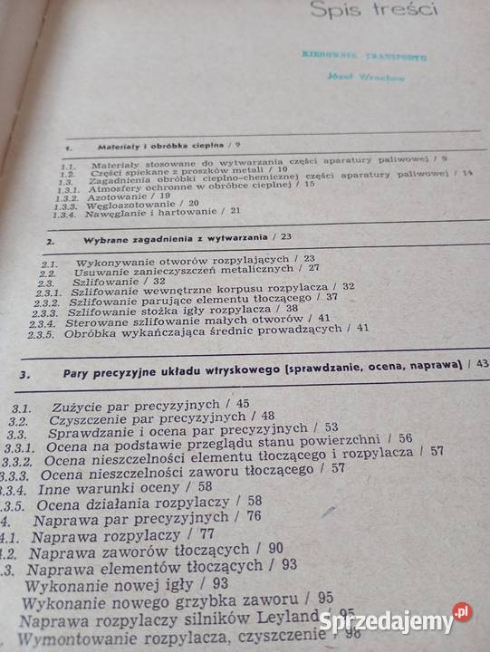 Aparatura paliwowa silników wysokoprężnych ciężarowe Łowicz