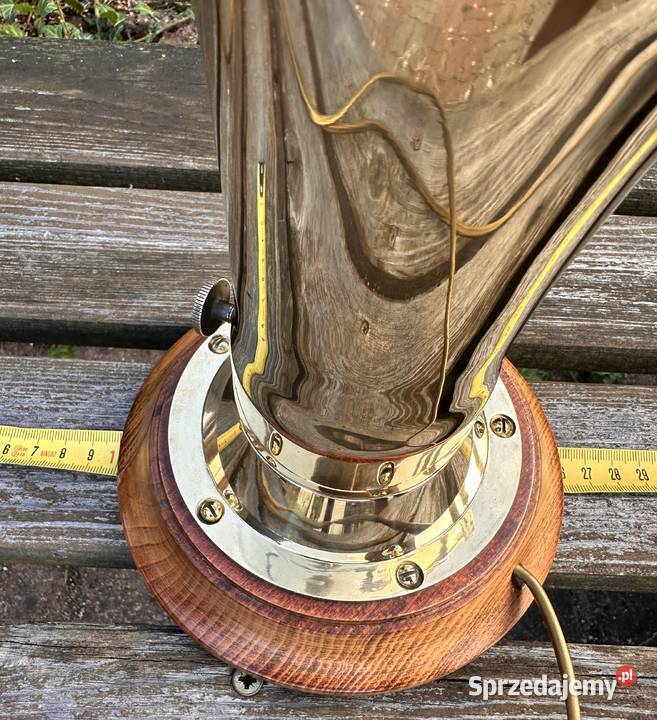 Lampa okrętowa statkowa mosiężna