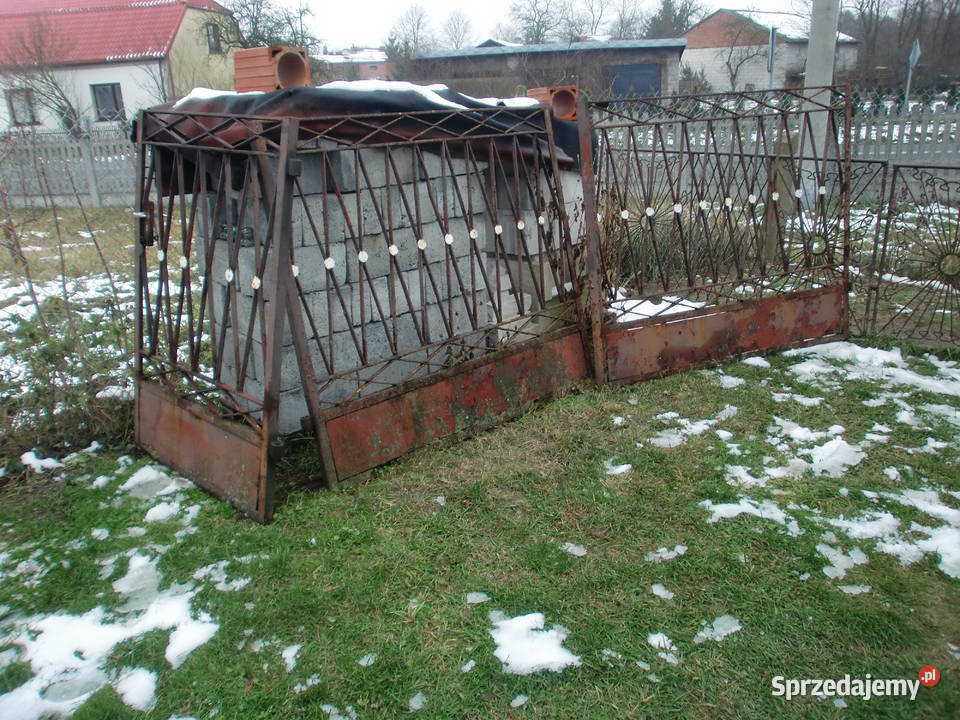 sprzedam bramę wjazdową z furtką
