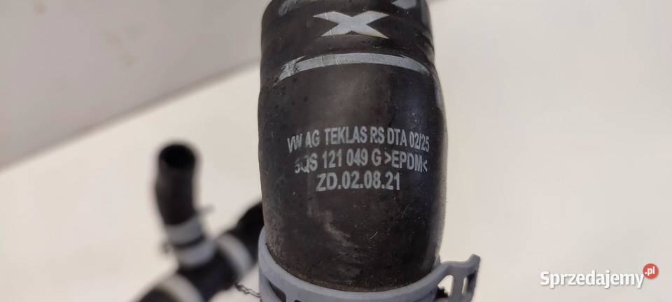 VW TAYRON RURA PRZEWÓD WODY 15 ETSI 5QS121049G Węże chłodnicy Motoryzacja sprzedam