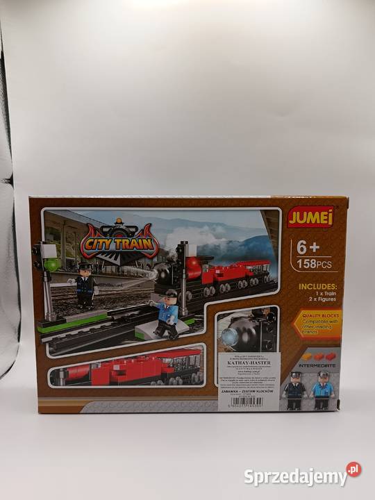 Klocki konstrukcyjne CITY TRAIN pociąg miejski Gdynia