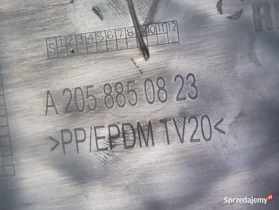 Kratka Zderzaka Prawy Przód Mercedes CKlasa W205 Atrapy