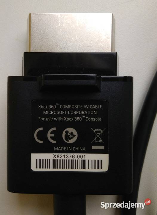 KABEL COMPOSITE MICROSOFT Xbox 360 X821376001 Xbox360 Łódź