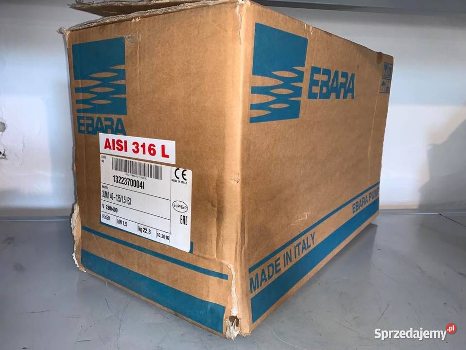Ebara Pump 3LMI 4012515kW Warszawa
