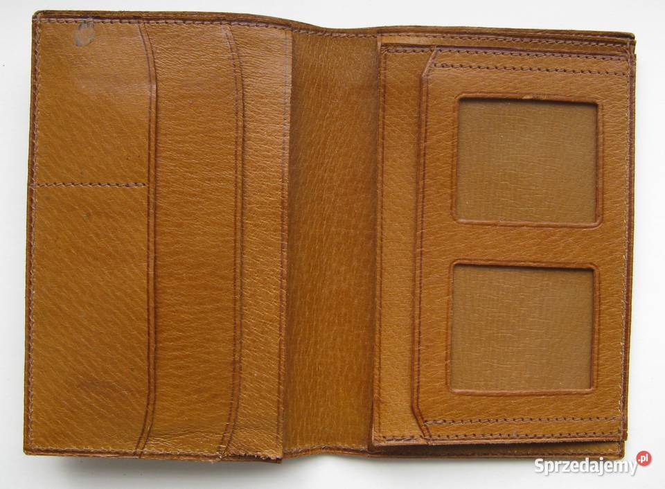 Pamiątkowy portfel skórzany z nadrukiem KOPGEN Dąbrowa Górnicza sprzedam