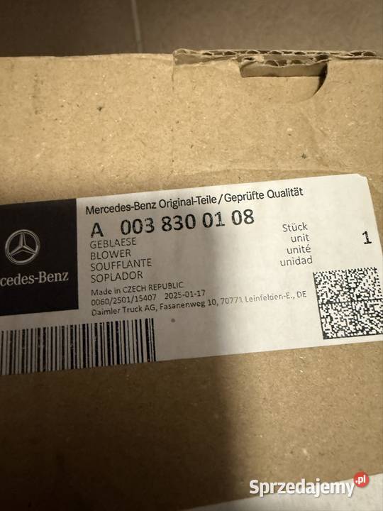 Wentylator silnik dmuchawa nawiewu powietrza mazowieckie