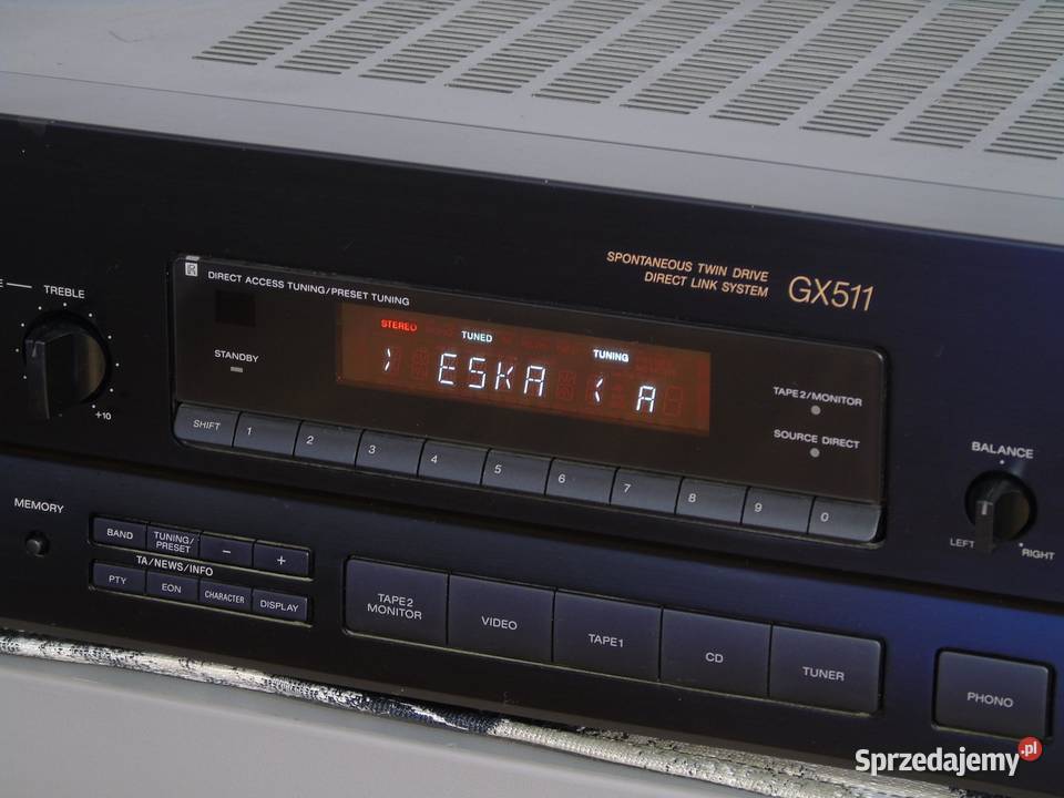 Amplituner Sony STRGX511 RDS mocny i sprawny Jasło