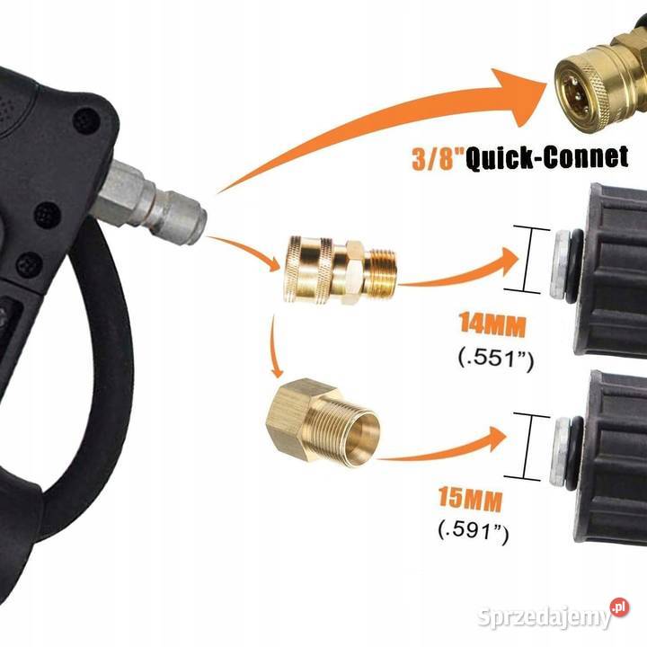 Lanca Teleskopowa do Myjki Ciśnieniowej 15m63m sprzedam