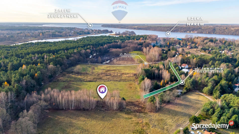 Działka Arciechów Jezioro Zegrzyńskie