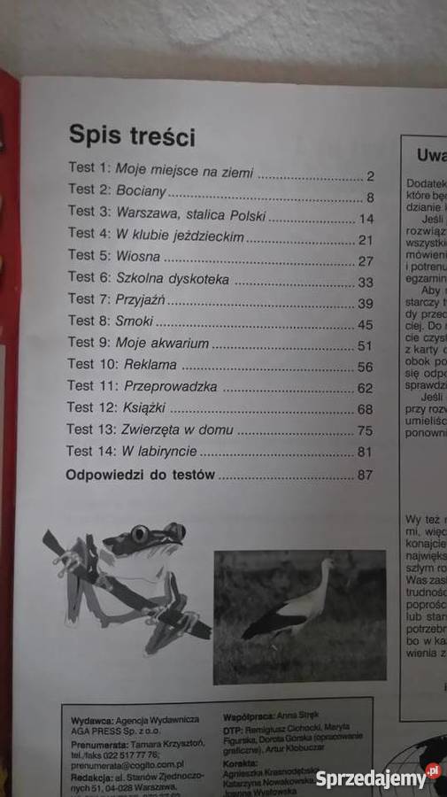 Ćwiczenia testy szóstoklasisty szkoła podstawowa skrypt, zeszyt ćwiczeń, zbiór zadań, testów wielkopolskie Środa Wielkopolska
