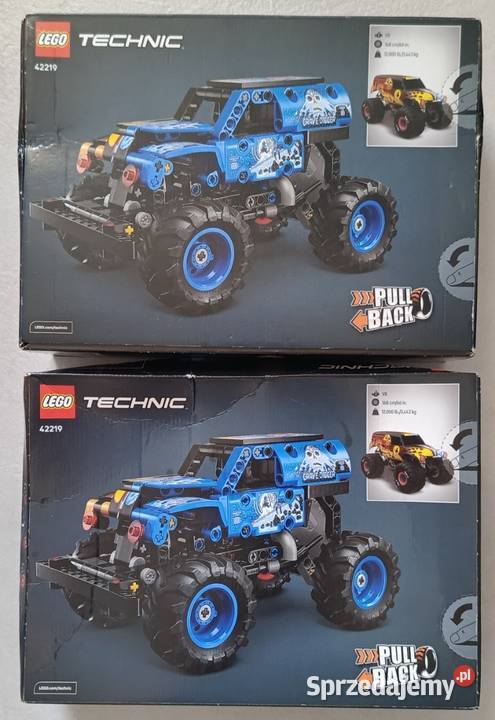 LEGO TECHNIC Monster Jam Grave Digger ogień i