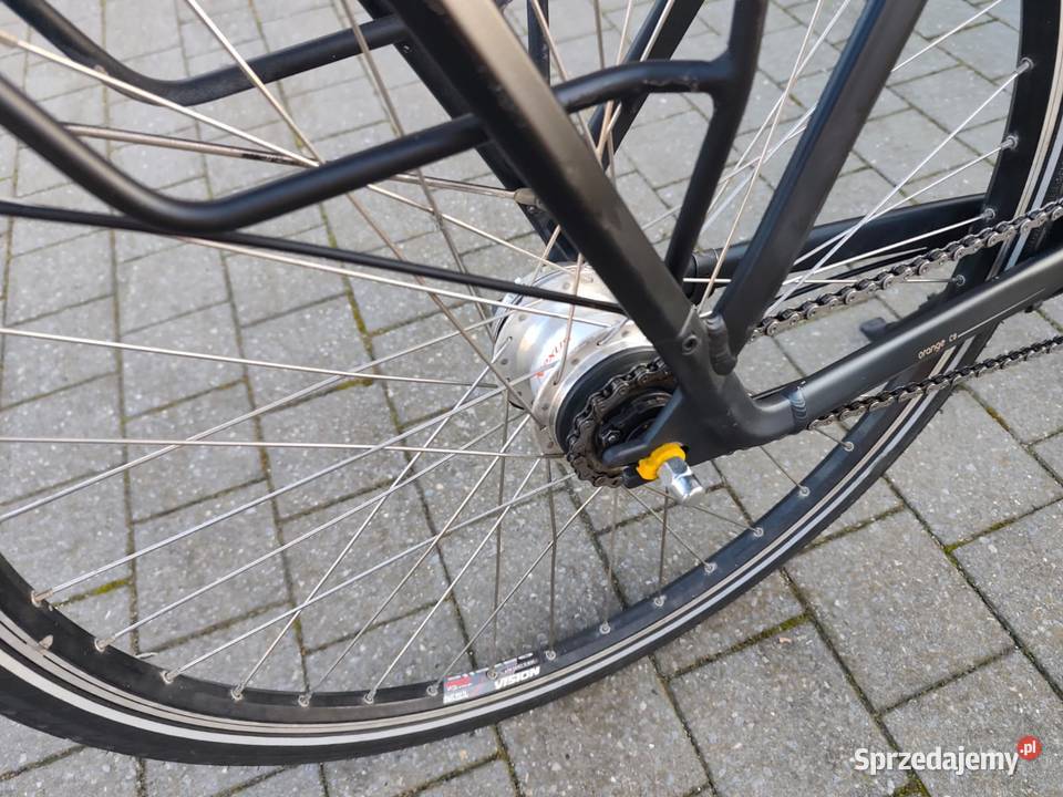 Rower miejski Gazelle C8 orange Miejskie